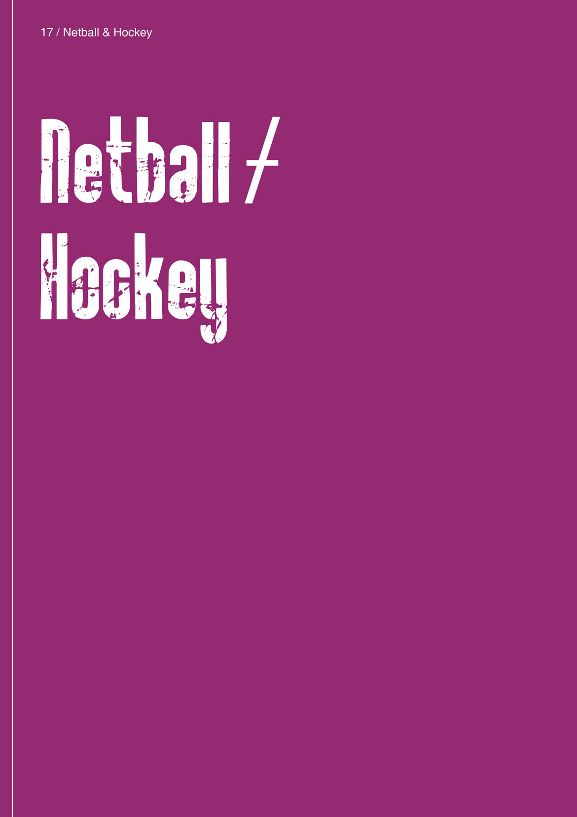 Netball/Hockey Apparel