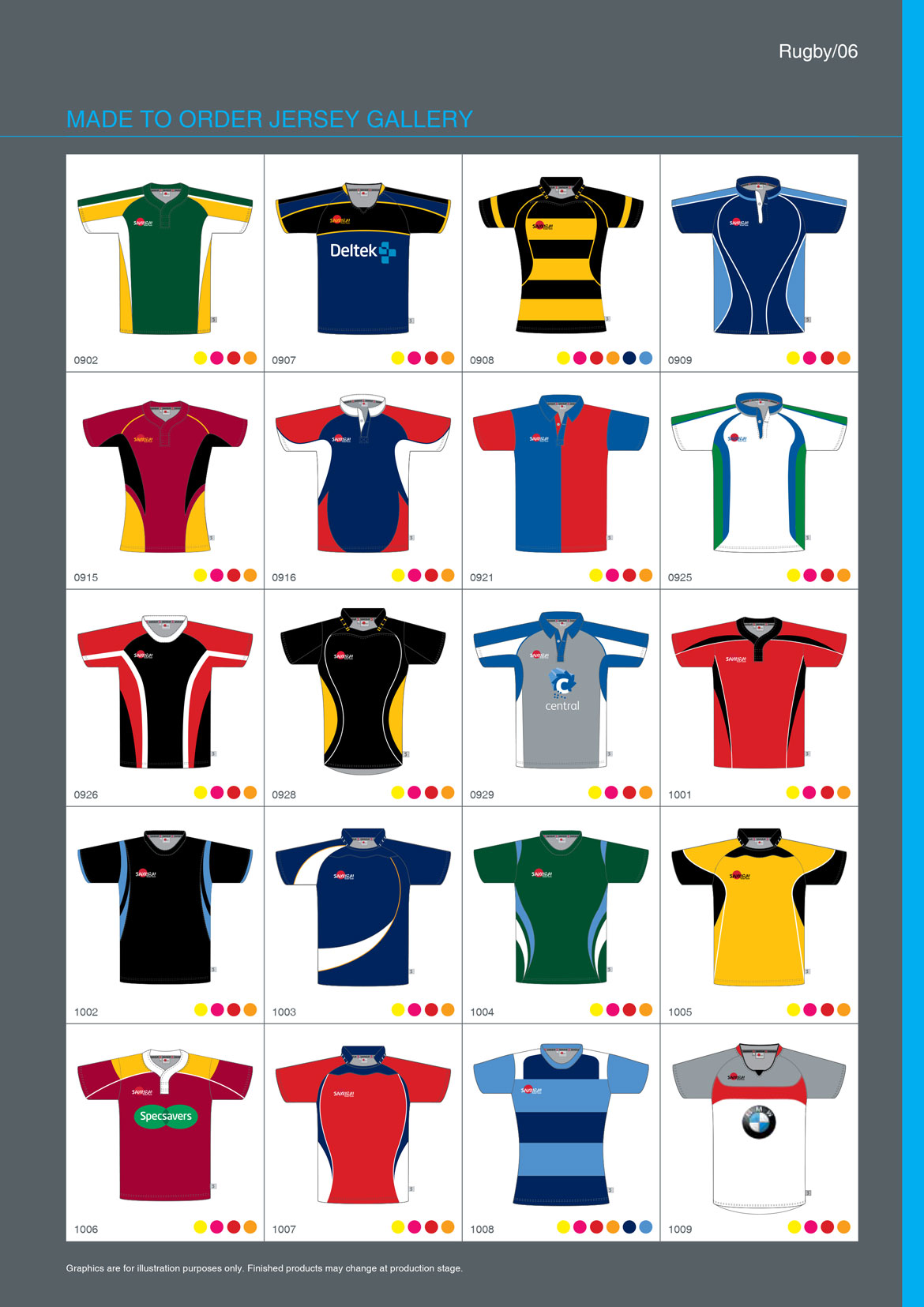 Rugby/League Apparel